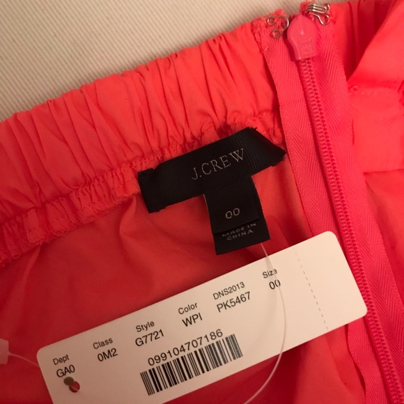 DONATED ** J. Crew One-Shoulder Poplin Tank with Bow - 00 - Picture 4 of 4